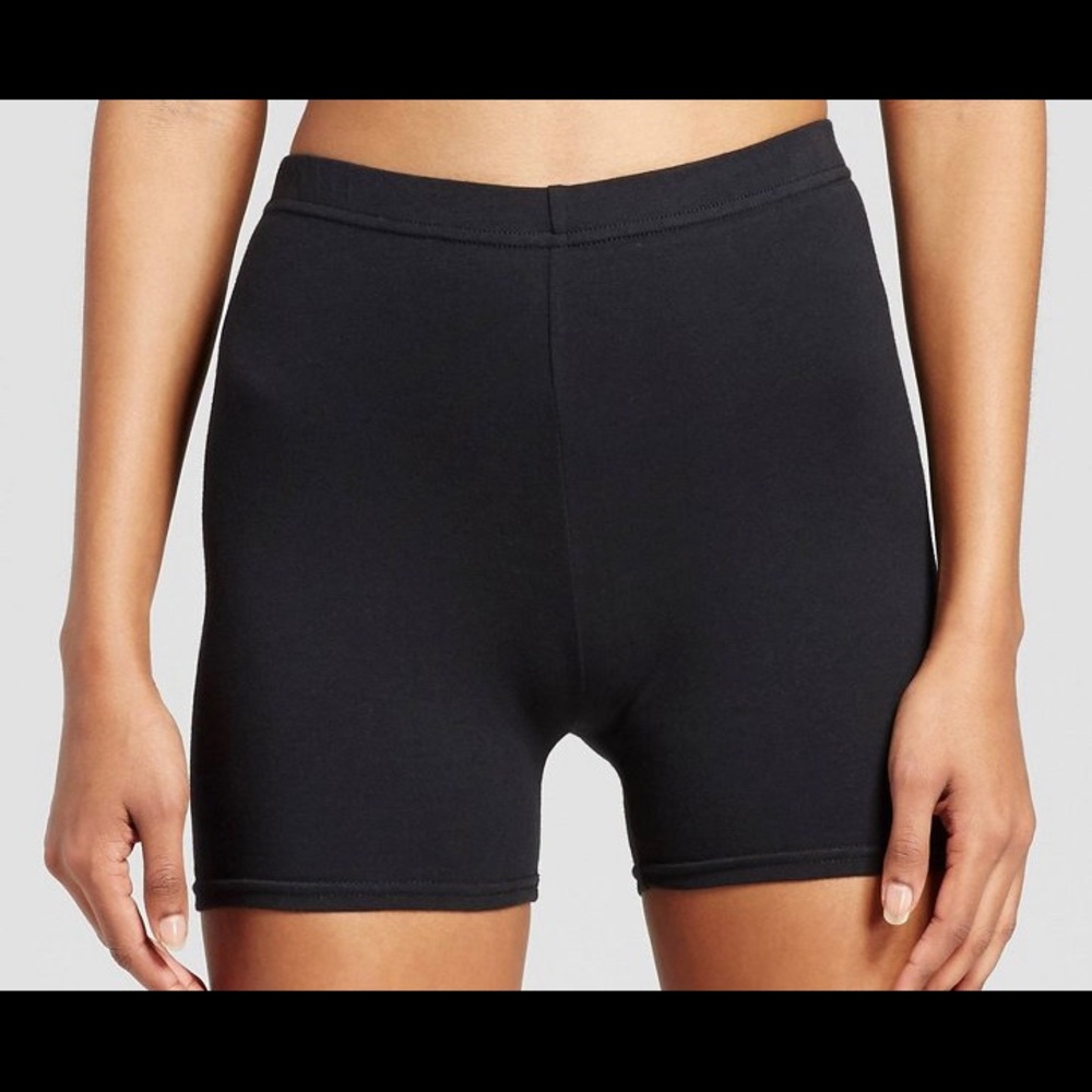 Cotton biker shorts